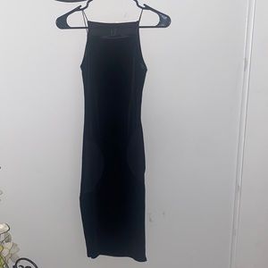 Velvet black dress